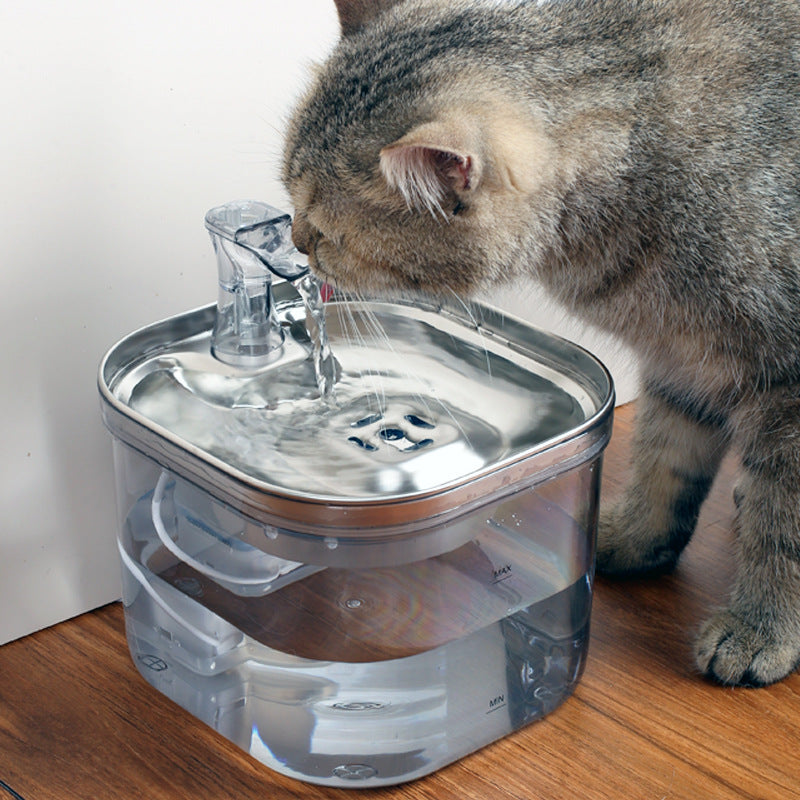 Fontaine à eau chat — contenu du carton